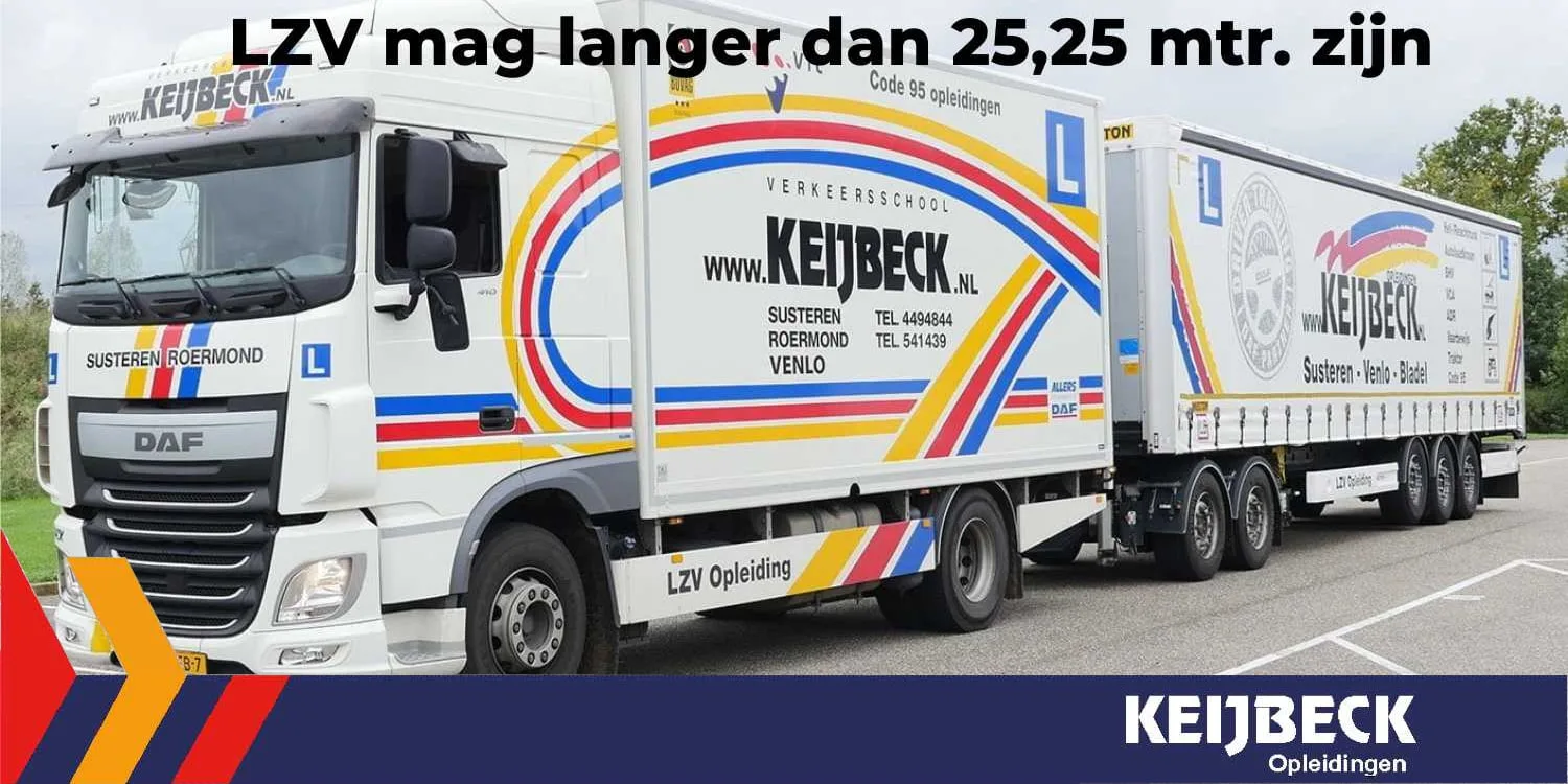 LZV langer dan 25.25 mtr